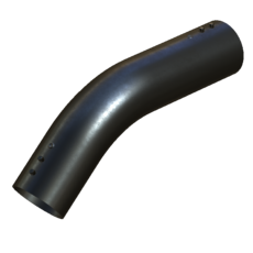 Ruční trubka z pozinkované oceli, 70mm, výrobek StaubEx 10764 Ruwac